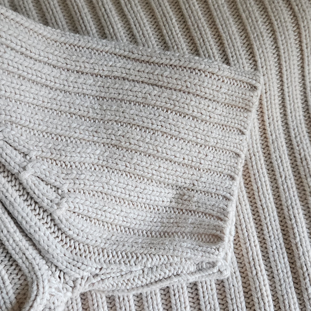Smart Set Cream Pink Ribbed Knit - Picture 4 of 6